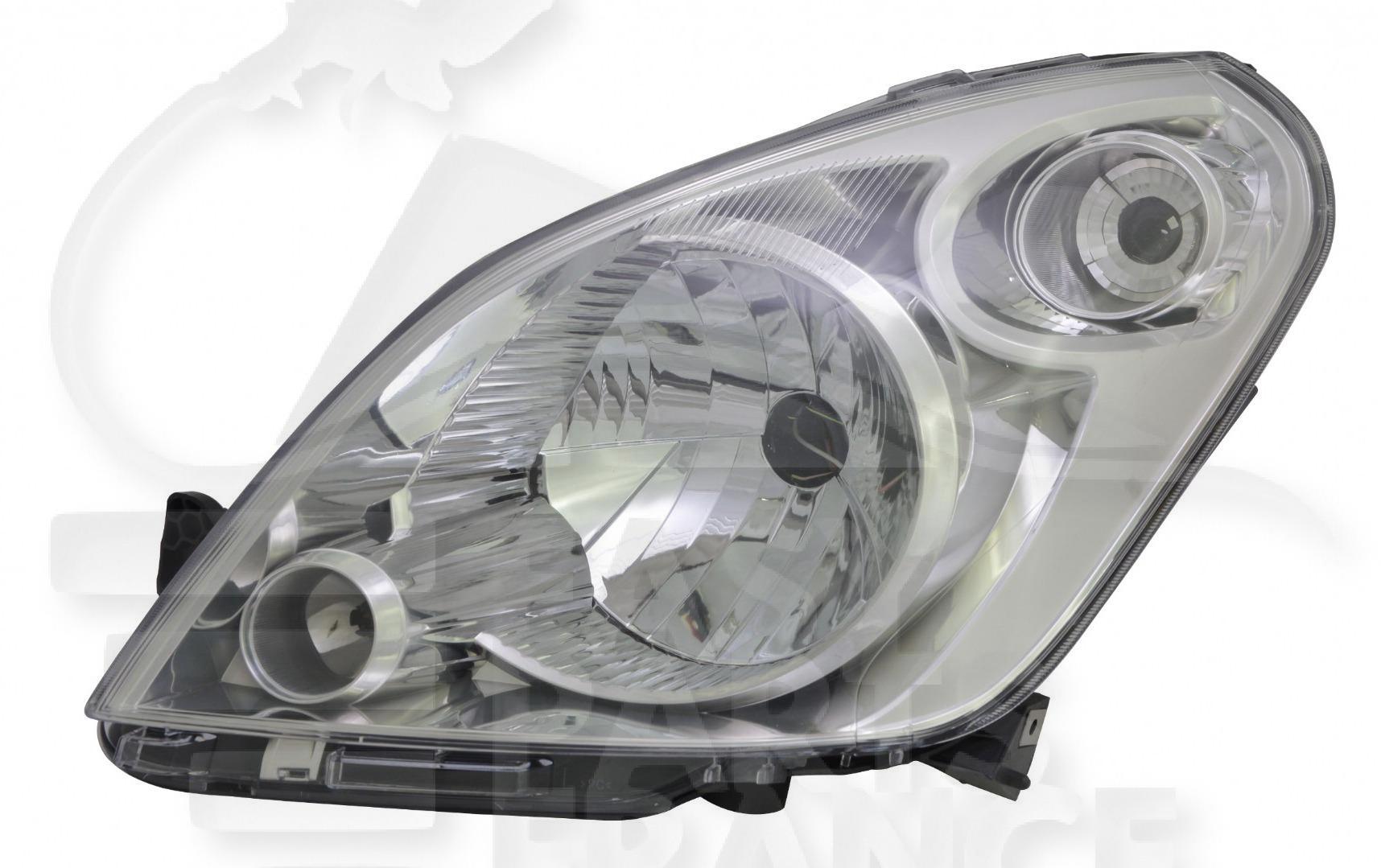 OPT G H4 ELECT A/MOTEUR Pour SUZUKI SPLASH - SZ080 01/08→06/12