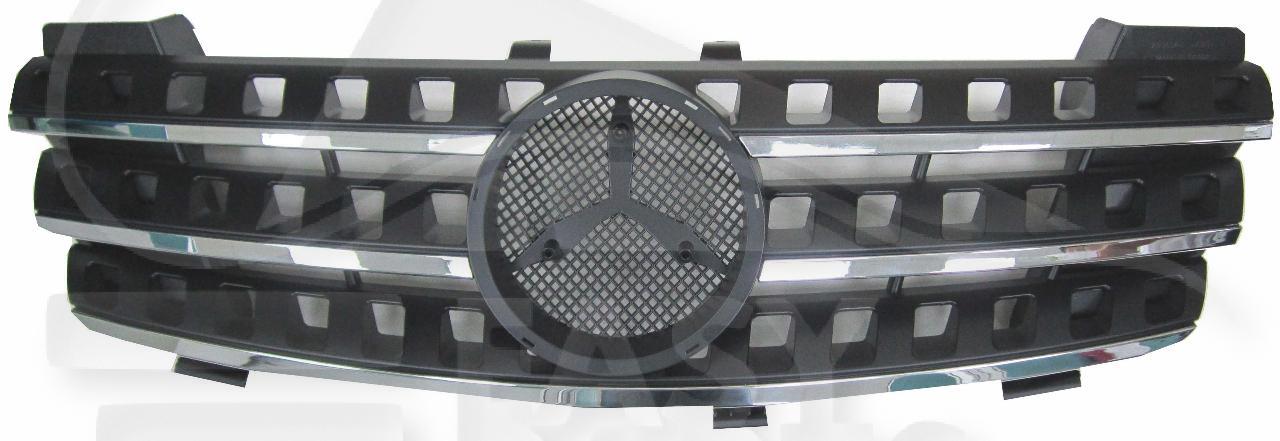 GRILLE DE CALANDRE GRISE Pour MERCEDES CLASSE ML - W164 - ME152 03/05→09/08