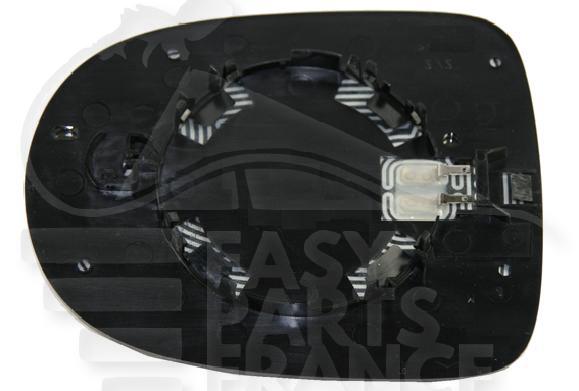 GLACE DE RETRO D CHAUF Pour RENAULT TWINGO - RN154 01/12→10/14