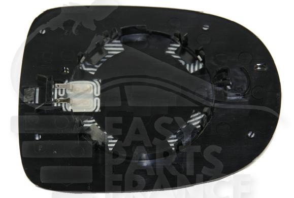 GLACE DE RETRO G CHAUF Pour RENAULT TWINGO - RN154 01/12→10/14