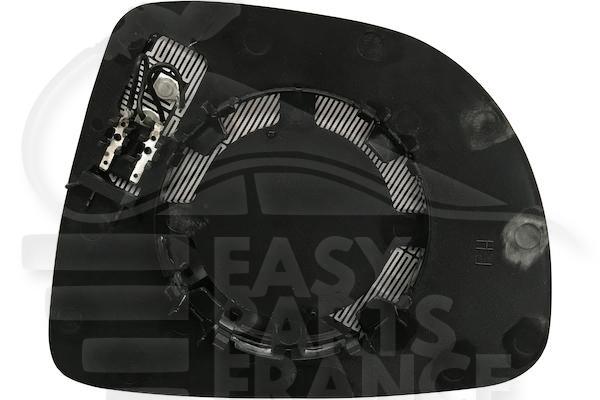 GLACE DE RETRO G CHAUF Pour RENAULT CAPTUR - RN200 03/13→04/17