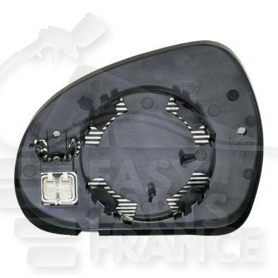 GLACE DE RETRO D +/- CHAUF Pour PEUGEOT 207 - PG040 03/06→05/09