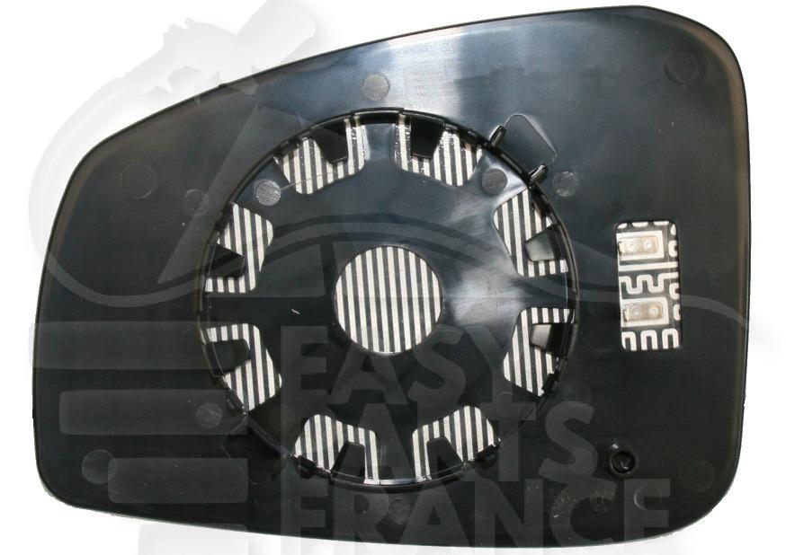 GLACE DE RETRO D CHAUF Pour RENAULT MEGANE - RN104 11/08→02/12