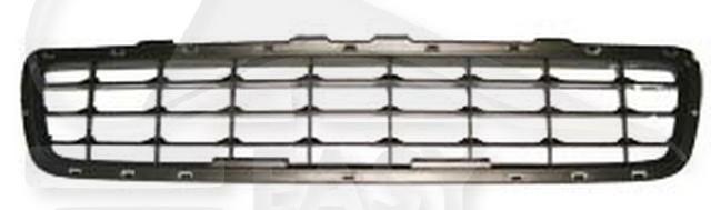 GRILLE DE PC AV CENTRALE NOIRE Pour FIAT PUNTO 3 PORTES - FT162 06/03→