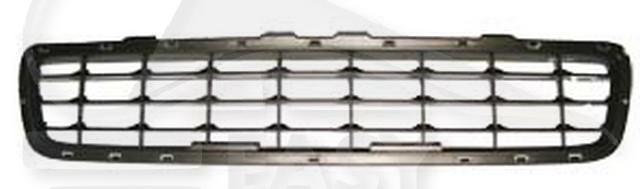 GRILLE DE PC AV CENTRALE NOIRE Pour FIAT PUNTO 3 PORTES - FT162 04/03→