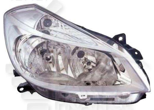 OPT D H7+H7 ELECT S/MOTEUR F/CHROME Pour RENAULT CLIO - RN024 09/05→03/09