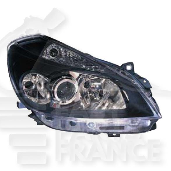 OPT D H7+H7 ELECT S/MOTEUR F/NOIR Pour RENAULT CLIO - RN024 09/05→03/09