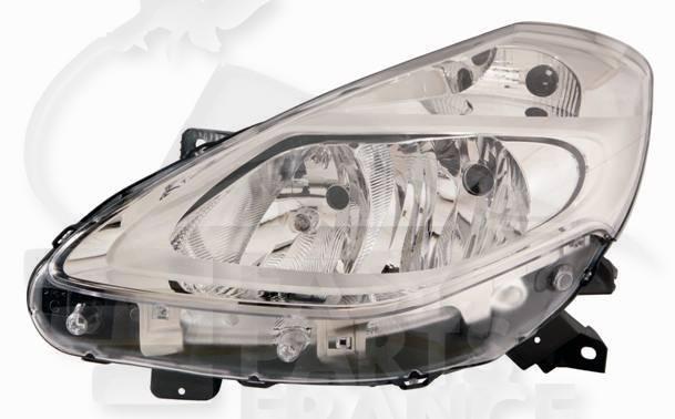 OPT G H7+H7 ELECT S/MOTEUR F/CHROME Pour RENAULT CLIO - RN026 04/09→10/12