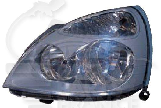 OPT G H1+H7 ELECT S/MOTEUR F/GRIS Pour RENAULT CLIO CAMPUS/STORIA - RN030 07/06→06/09