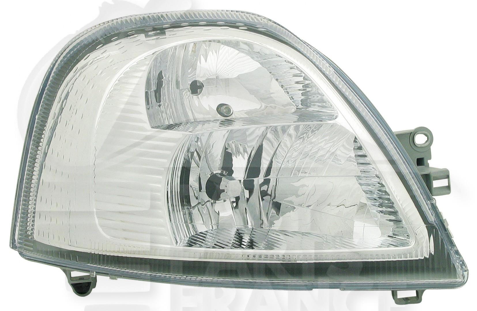 OPT D H1+H7 ELECT S/MOTEUR Pour RENAULT MASTER - RN093 10/06→12/09
