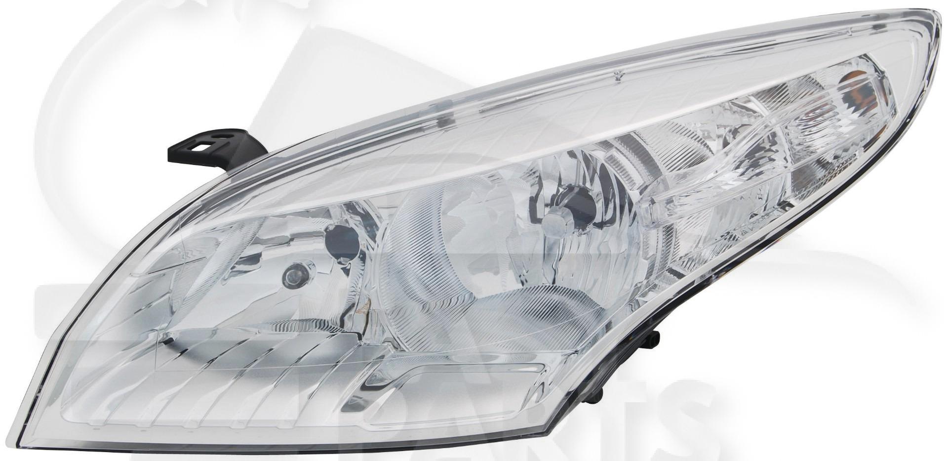 OPT G H7+H7 ELECT A/MOTEUR F/CHROME Pour RENAULT MEGANE - RN105 04/12→12/13