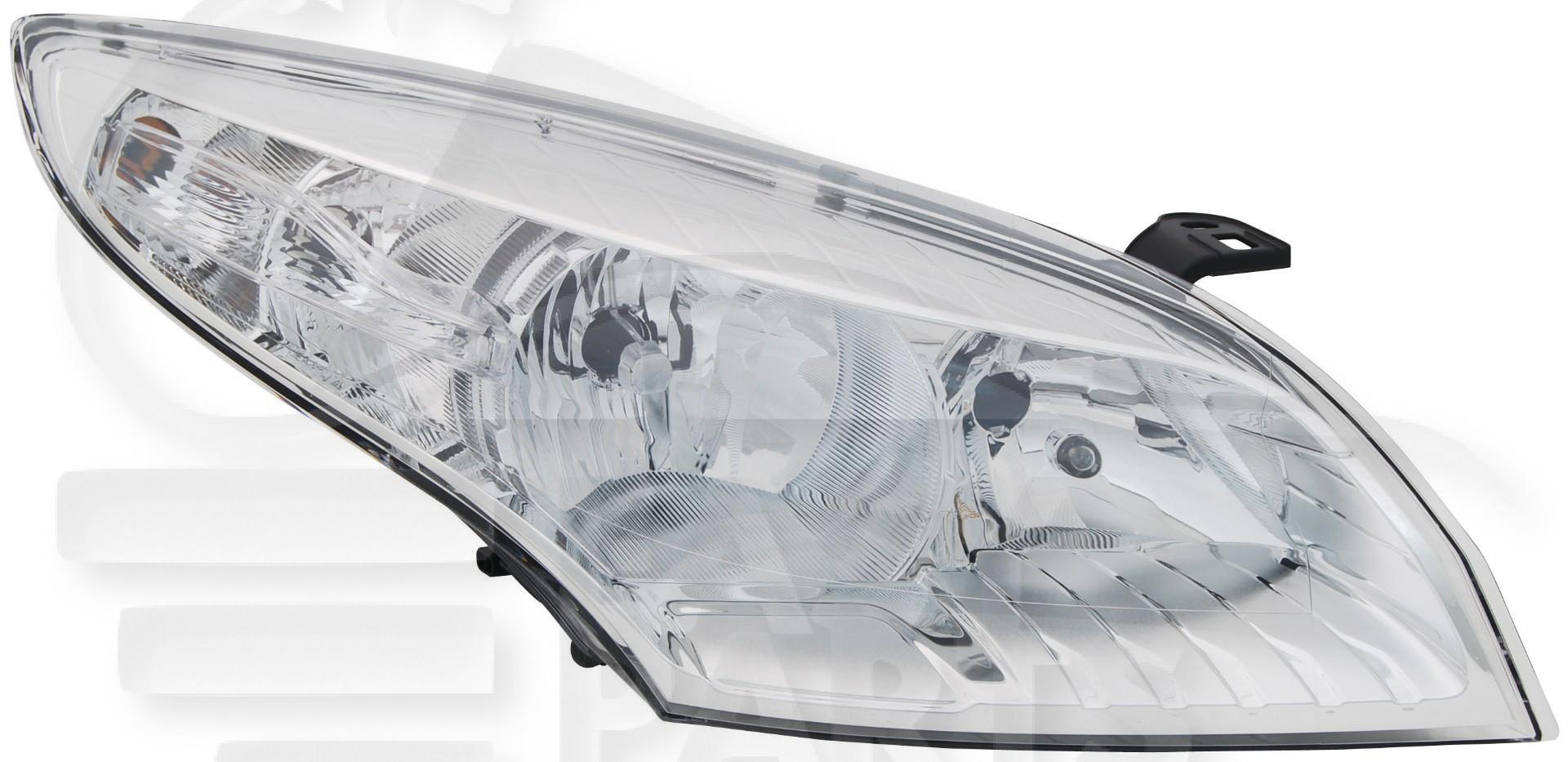 OPT D H7+H7 ELECT A/MOTEUR F/CHROME Pour RENAULT MEGANE - RN104 11/08→02/12