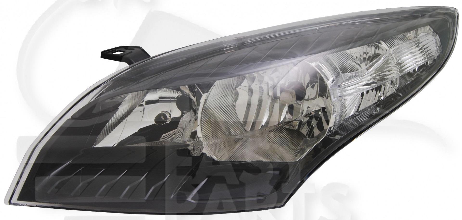 OPT G H7+H7 ELECT A/MOTEUR F/NOIR Pour RENAULT MEGANE - RN104 11/08→02/12