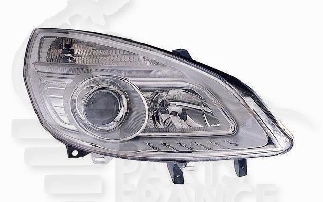 OPT D H7+H7 ELECT S/MOTEUR F/CHROME Pour RENAULT SCENIC - RN133 08/06→03/09