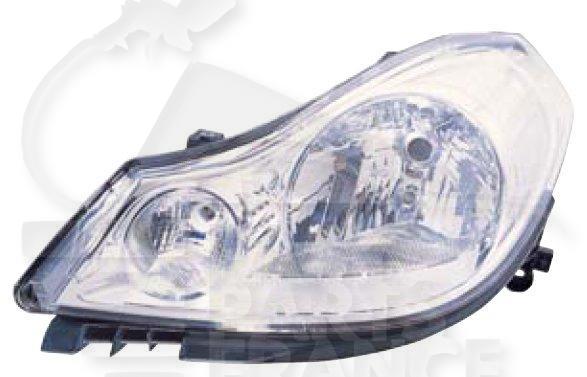 OPT G H4 ELECT S/MOTEUR Pour RENAULT SYMBOL - RN251 01/09→11/12