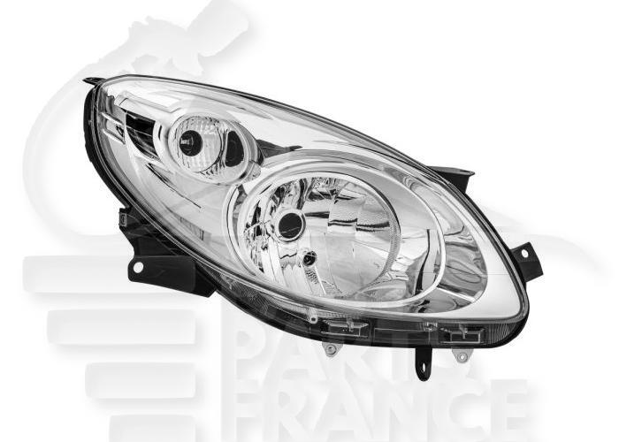 OPT D H4 ELECT S/MOTEUR F/CHROME Pour RENAULT TWINGO BASIC - RN153 04/07→12/11