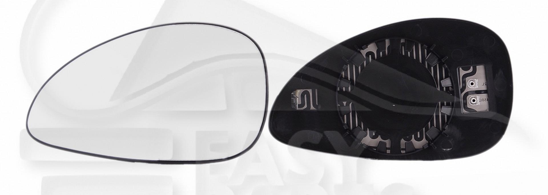 GLACE DE RETRO G CHAUF BLANCHE Pour CITROEN C4 - CT078 09/04→09/08