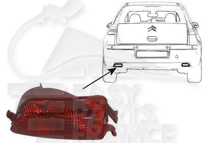 FEU DE BROUILLARD ARG 5 PTES Pour CITROEN C4 - CT079 10/08→10/10