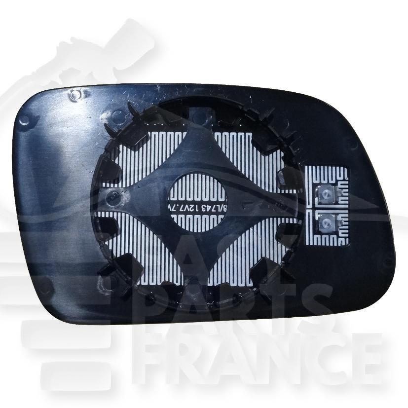 GLACE DE RETRO D +/- CHAUF BLEU Pour PEUGEOT 307 - PG060 04/01→03/05