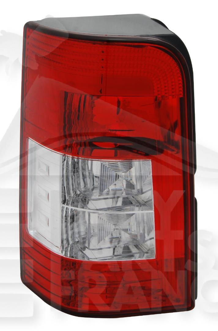 FEU ARG ROUGE - 1 PTES - 10/05→ Pour PEUGEOT PARTNER - PG211 01/03→03/08