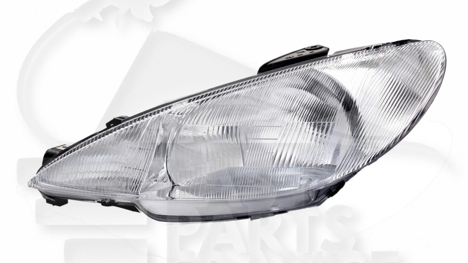 OPT G H4 ELECT S/MOTEUR Pour PEUGEOT 206 - PG030 09/98→07/09