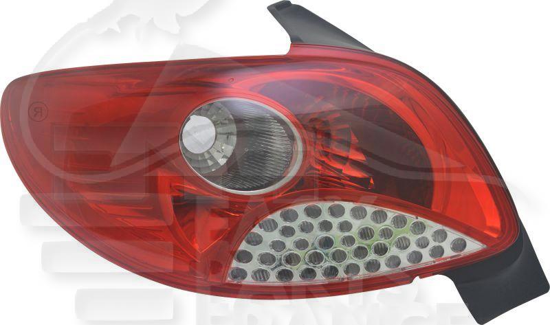 FEU ARG 3/5 PTES mont VISTEON Pour PEUGEOT 206 PLUS - PG032 08/09→