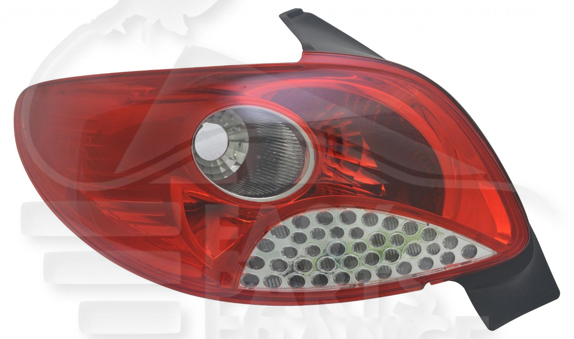 FEU ARG 3/5 PTES mont VISTEON Pour PEUGEOT 206 PLUS - PG032 08/09→