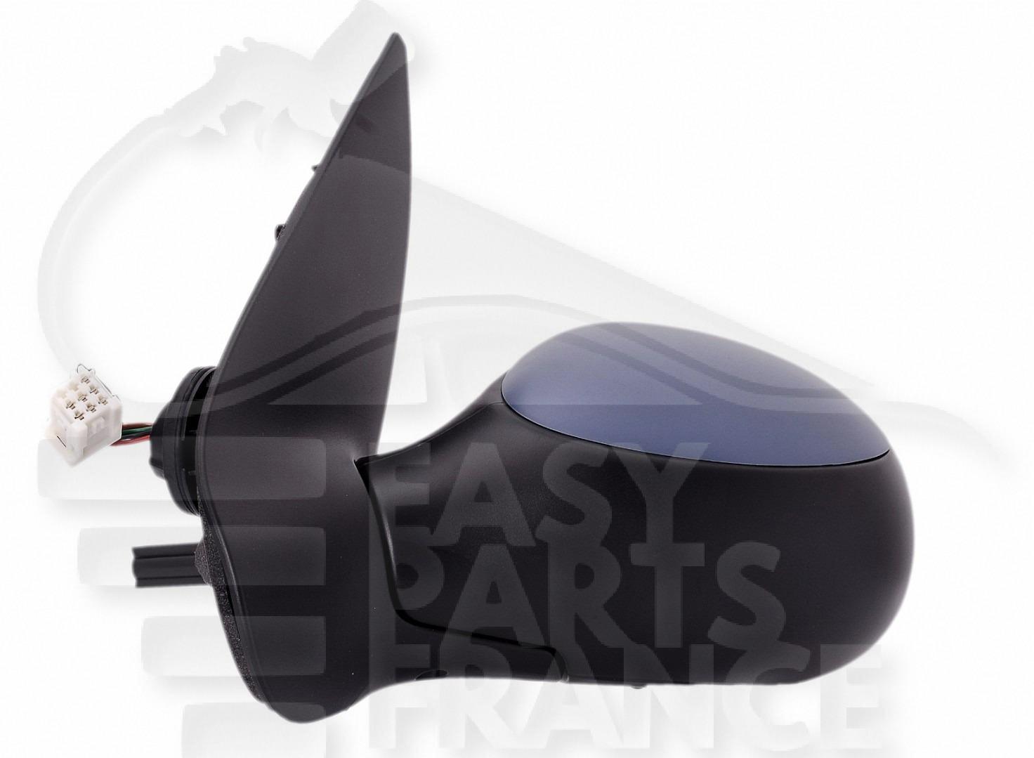 RETRO G ELECT CHAUF A PEINDRE →05/03 Pour PEUGEOT 206 - PG030 09/98→07/09