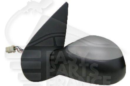 RETRO G ELECT CHAUF A PEINDRE →05/03 Pour PEUGEOT 206 - PG030 09/98→07/09