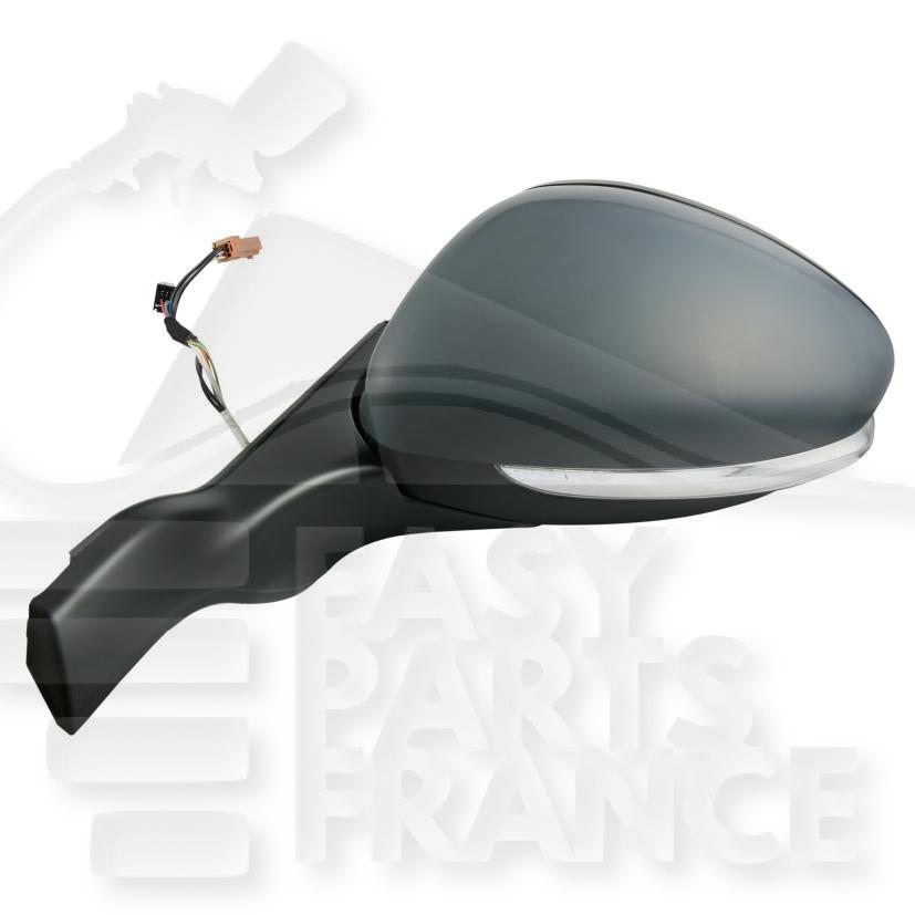 RETRO G ELECT CHAUF A PEINDRE BASE NOIRE A/FEU RAB ELECT 9 PINS Pour PEUGEOT 2008 - PG250 04/13→03/16