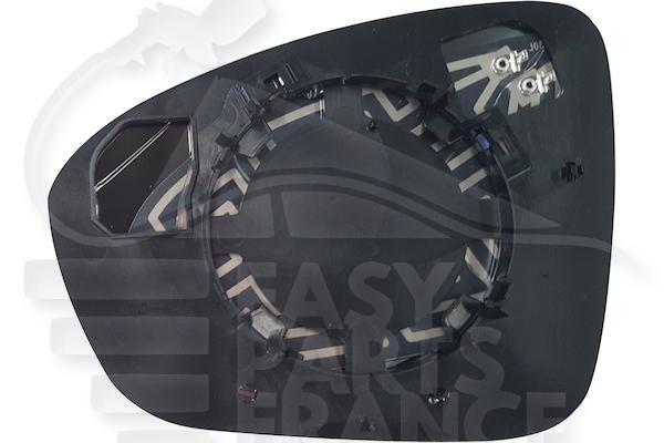GLACE DE RETRO D CHAUF Pour RENAULT CLIO - RN034 06/19→