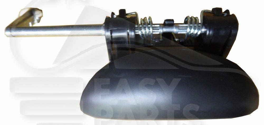 POIGNEE DE PTE EXT AVD NOIRE Pour PEUGEOT 206 PLUS - PG032 08/09→
