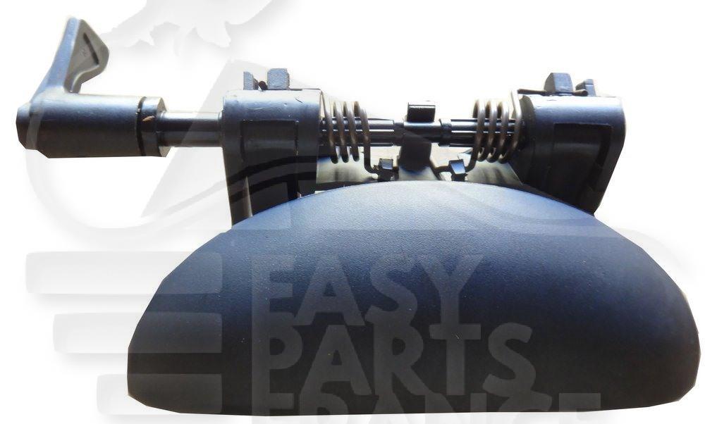 POIGNEE DE PTE EXT ARD NOIRE Pour PEUGEOT 206 PLUS - PG032 08/09→