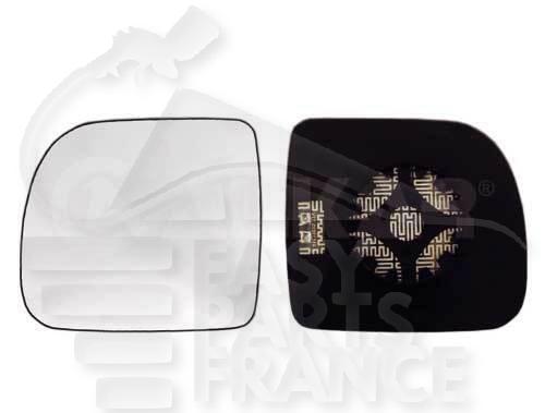 GLACE DE RETRO G CHAUF →05/01 Pour RENAULT KANGOO - RN050 09/97→02/03