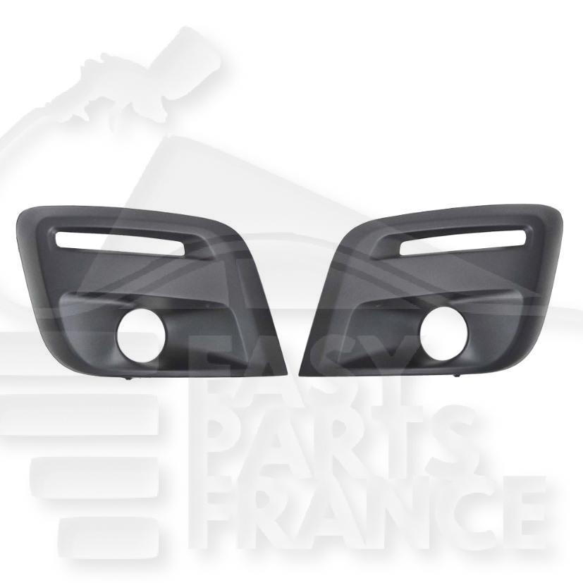 KIT DE GRILLE DE PC AVD/AVG NOIRE A/EMPL AB Pour PEUGEOT PARTNER - PG214 06/15→02/18