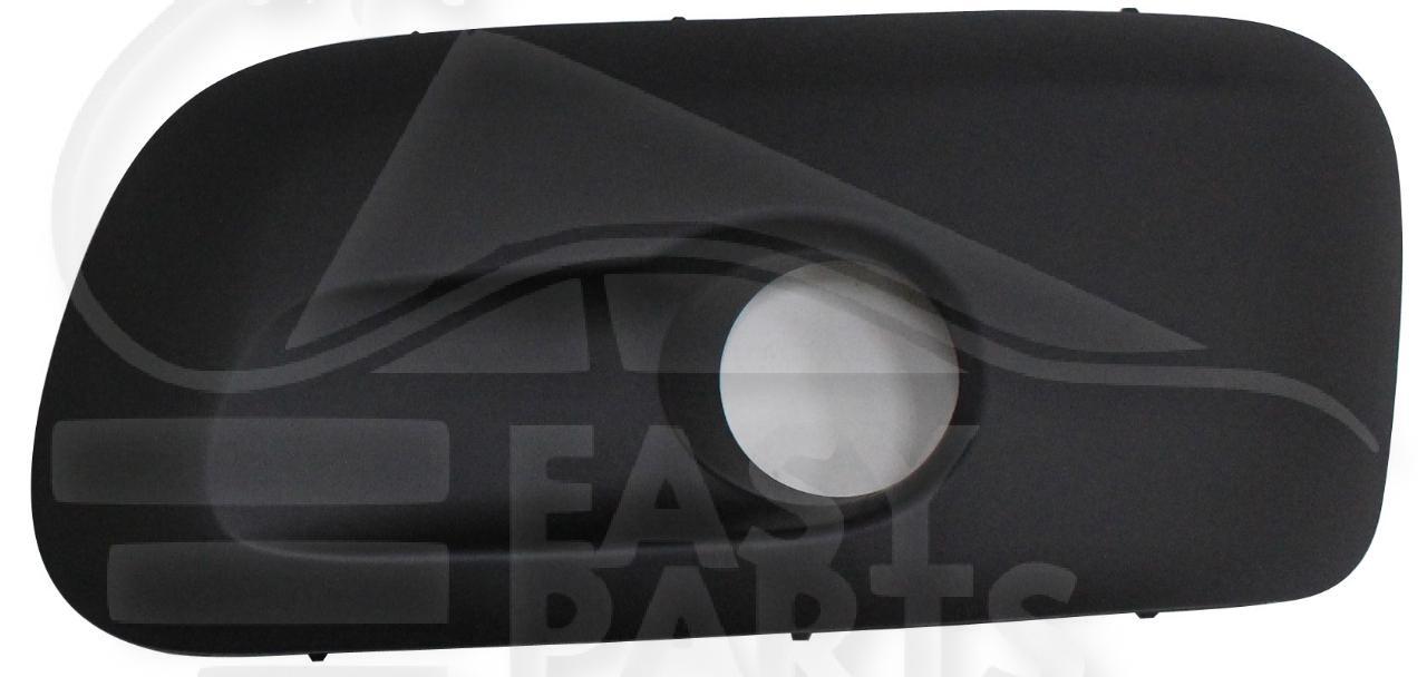 GRILLE DE PC AVG SUP NOIRE A/EMPL AB Pour CITROEN C3 PICASSO - CT063 03/09→11/12