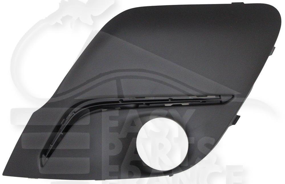 GRILLE DE PC AVD NOIRE A/EMPL AB Pour PEUGEOT 107 - PG022 04/12→