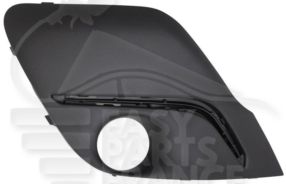 GRILLE DE PC AVG NOIRE A/EMPL AB Pour PEUGEOT 107 - PG022 04/12→