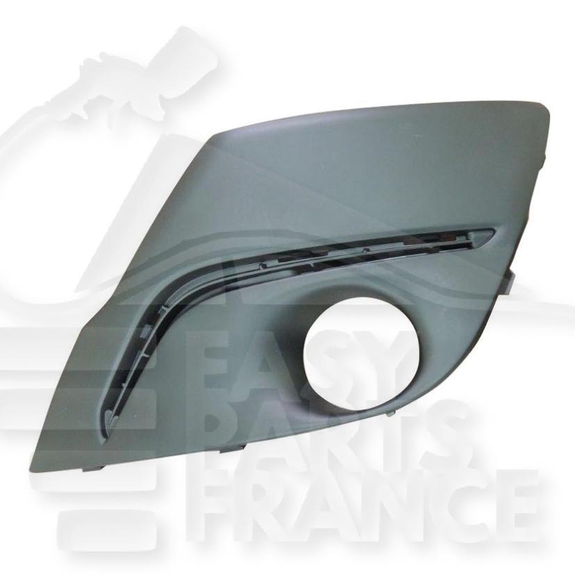 GRILLE DE PC AVD NOIRE A/EMPL AB & MOULURE Pour PEUGEOT 107 - PG022 04/12→