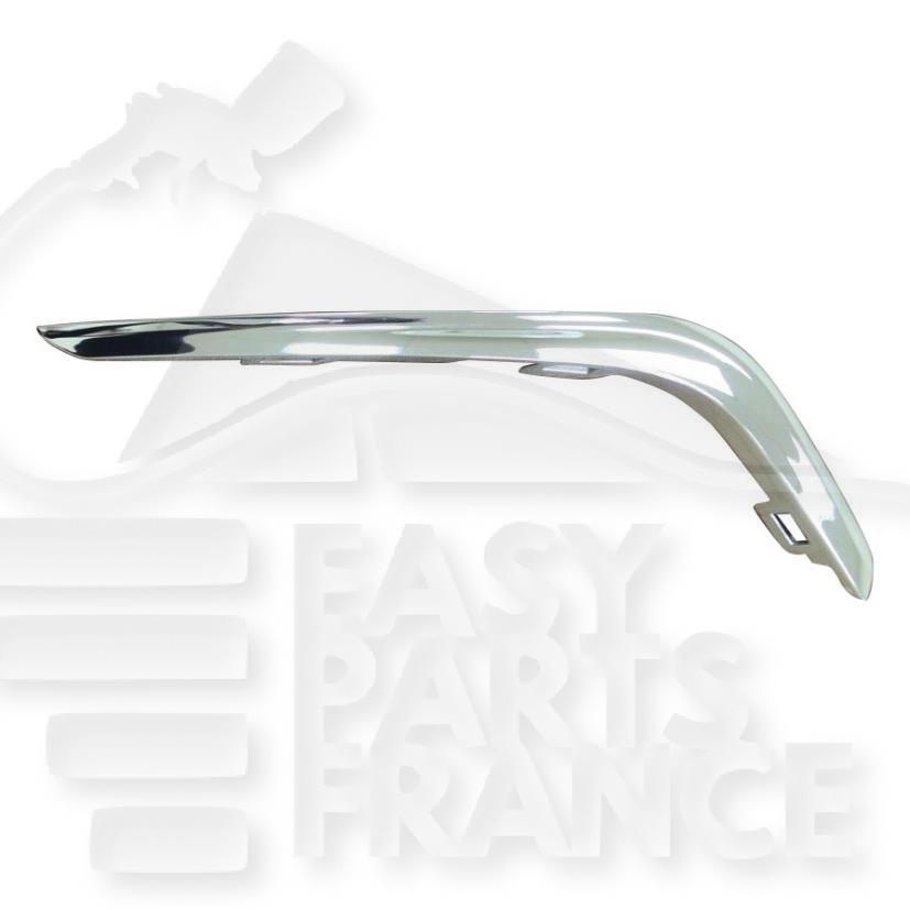 MOULURE DE GRILLE DE PC AVD CHROMEE Pour PEUGEOT 107 - PG022 04/12→