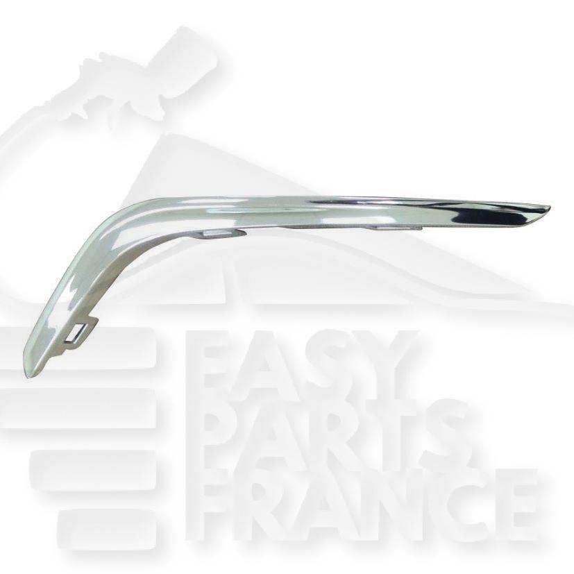 MOULURE DE GRILLE DE PC AVG CHROMEE Pour PEUGEOT 107 - PG022 04/12→