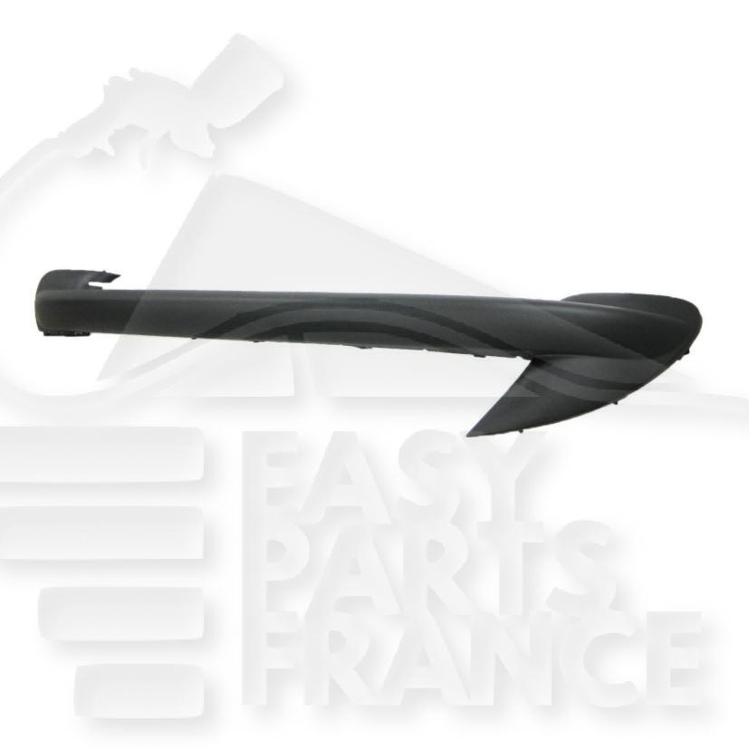 SPOILER DE PC AV NOIR Pour PEUGEOT 206 PLUS - PG032 08/09→