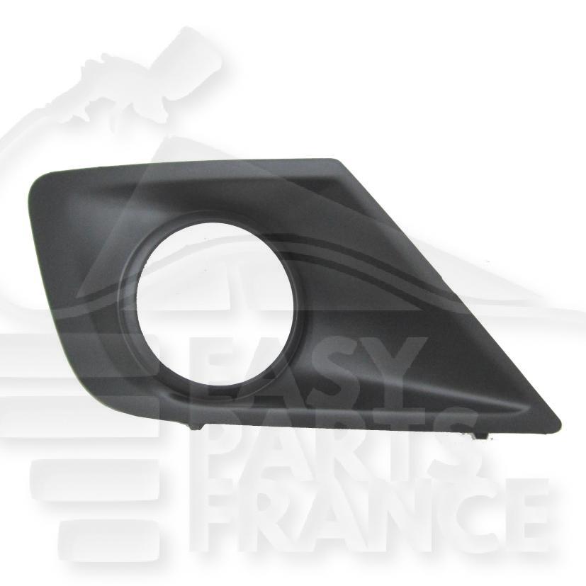 GRILLE DE PC AVD NOIRE A/EMPL AB Pour PEUGEOT 207 - PG041 06/09→