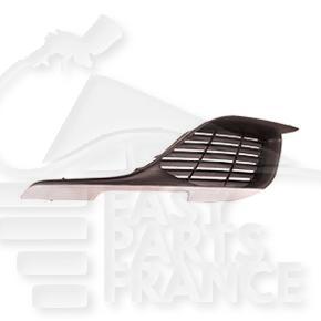 GRILLE DE PC AVG NOIRE A/MOULURE CHROMEE & EMPL AB - MOD ACTIVE Pour PEUGEOT 308 - PG072 07/13→05/17