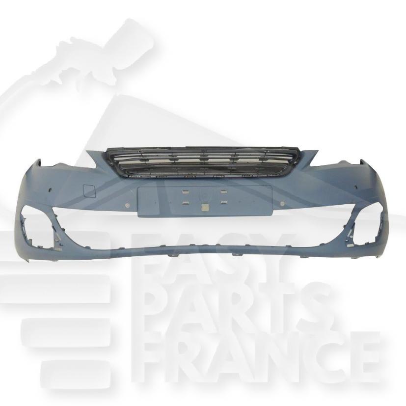 PC AV A PEINDRE S/LAVE PHARE A/CACHE CROCHET & PACKONTROL & GRILLE +/- PARK ASSIST MOD. ALLURE Pour PEUGEOT 308 - PG072 07/13→05/17