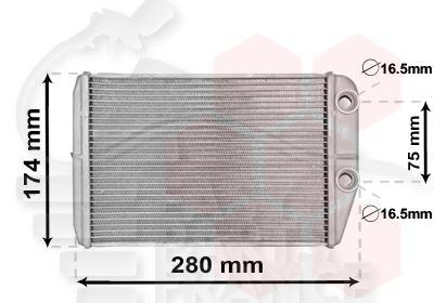 RADIA DE CHAUF TT TYPES AV 230 X 163 X 27 Pour OPEL MOVANO - OP113 06/21→