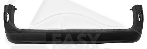 PARE CHOCS AR NOIR Pour RENAULT KANGOO - RN052 02/08→03/13
