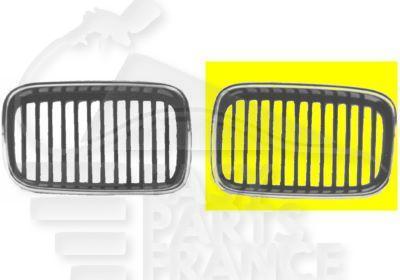 GRILLE DE CALANDRE G Pour BMW S3 E36 COUPE/CABRIO - BM032 12/90→08/96