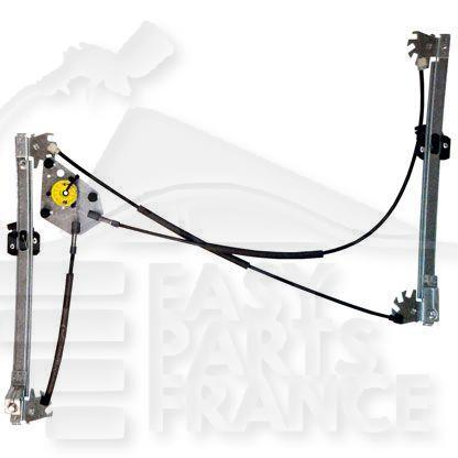 MECANISME DE LEVE VITRE ELECT AVD 2 PTES Pour VOLKSWAGEN POLO - VO138 09/09→06/14