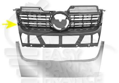 GRILLE DE CALANDRE NOIRE Pour VOLKSWAGEN JETTA - VO082 11/05→12/10